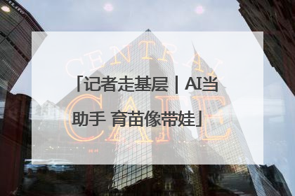 记者走基层｜AI当助手 育苗像带娃