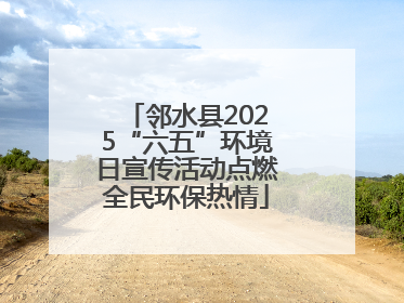邻水县2025“六五”环境日宣传活动点燃全民环保热情