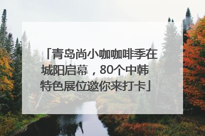 青岛尚小咖咖啡季在城阳启幕，80个中韩特色展位邀你来打卡