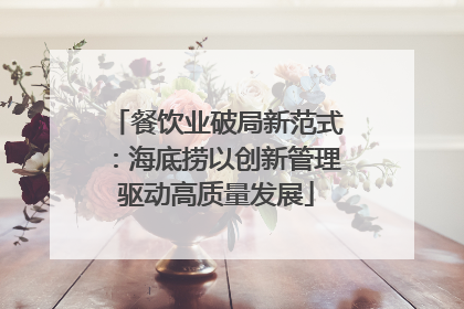 餐饮业破局新范式：海底捞以创新管理驱动高质量发展