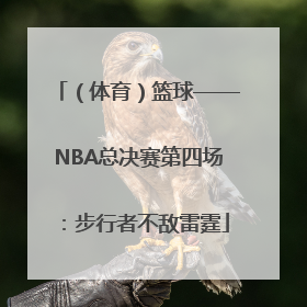 （体育）篮球——NBA总决赛第四场：步行者不敌雷霆