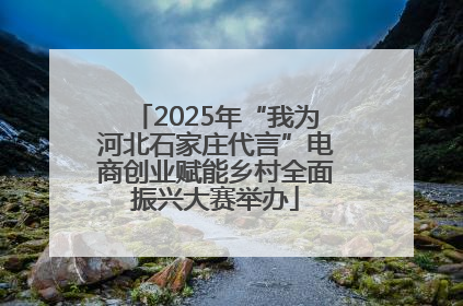 2025年“我为河北石家庄代言”电商创业赋能乡村全面振兴大赛举办