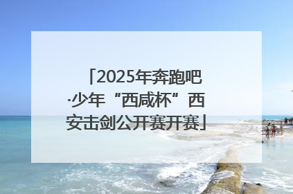 2025年奔跑吧·少年“西咸杯”西安击剑公开赛开赛