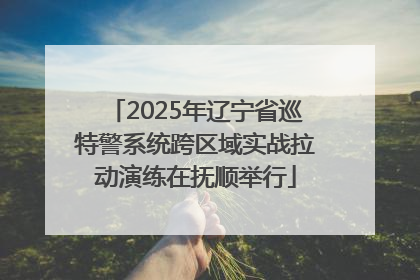 2025年辽宁省巡特警系统跨区域实战拉动演练在抚顺举行