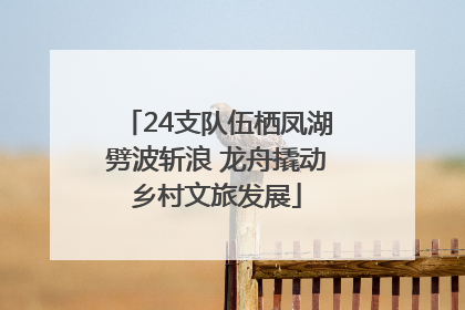 24支队伍栖凤湖劈波斩浪 龙舟撬动乡村文旅发展